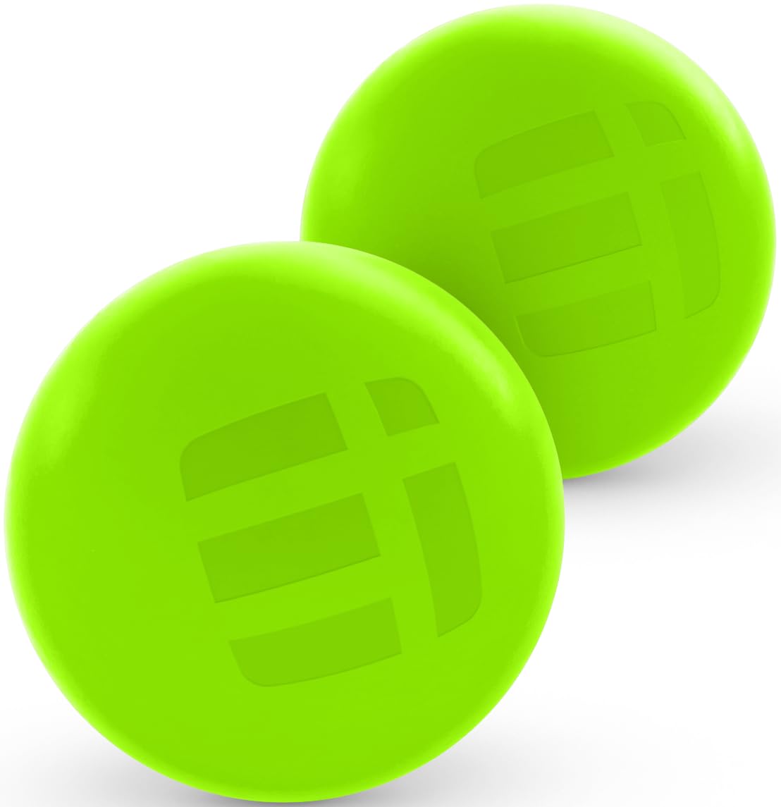 Massage Lacrosse Balls for Deep Tissue Relief - Trigger Point Therapy Ball Set for Plantar Fasciitis, Myofascial Release for Back, Shoulder, Foot - Massage Ball Roller - 2 Pack (Blue/Orange)