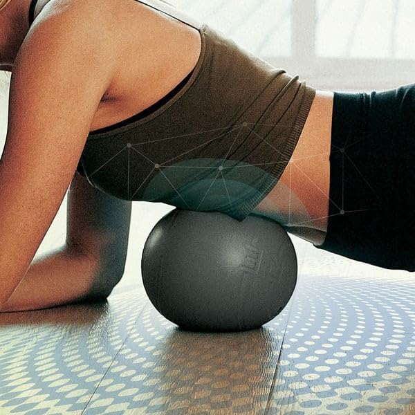 RAD Centre – Soft Yoga Deep Tissue Massage Ball – Myofascial Release Ball for Abdominal, Psoas, Neck & Stomach Massage – Trigger Point & Mobility Therapy