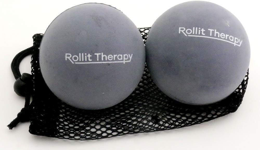 Pair of 3.5" (Magnus) Soft Rubber Massage Balls