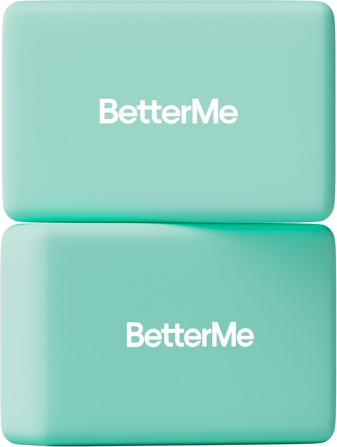 BetterMe Yoga Blocks Set of 2 – High Density Foam Yoga Blocks for Stretching, Pilates & Workouts – Lightweight Non-Slip Exercise Blocks for Flexibility & Balance