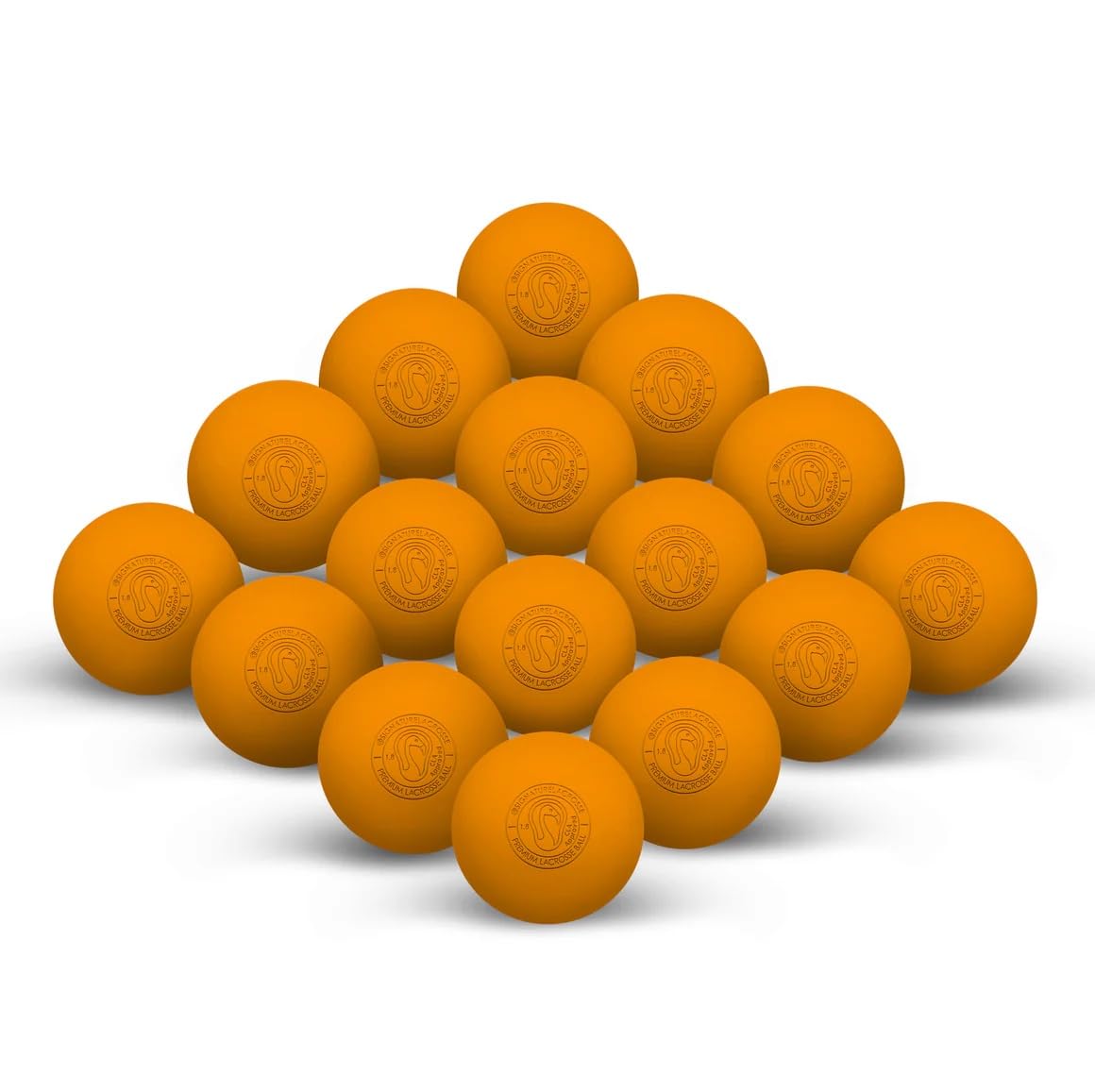 Signature Lacrosse Ball Set - Packs of 2, 4, 8, 12, and 100 - No Chemical Smell Massage Balls, Myofascial Release Tools, Back Roller, Muscle Knot Remover