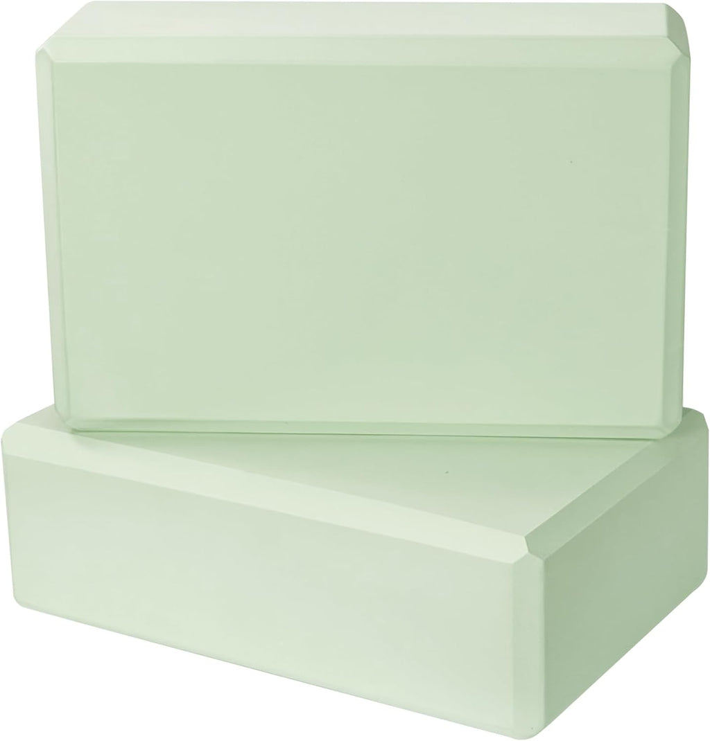 9"x6"x3" Yoga Block, 2 Pcs Soft Non-Slip Foam Blocks Supportive