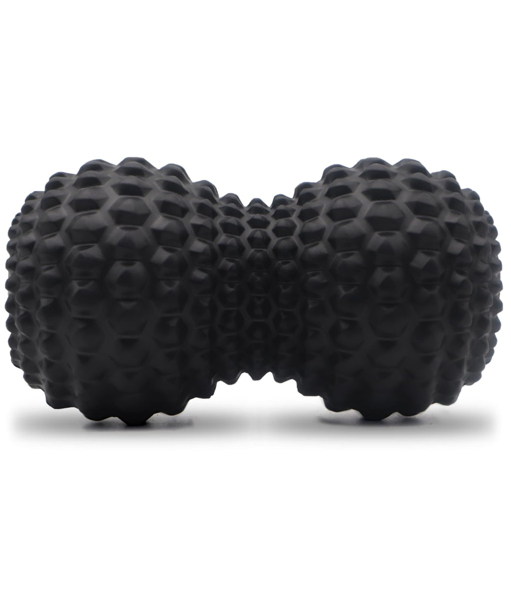 KITWILD Peanut Massage Ball, Double Lacrosse Massage Roller Ball, Black