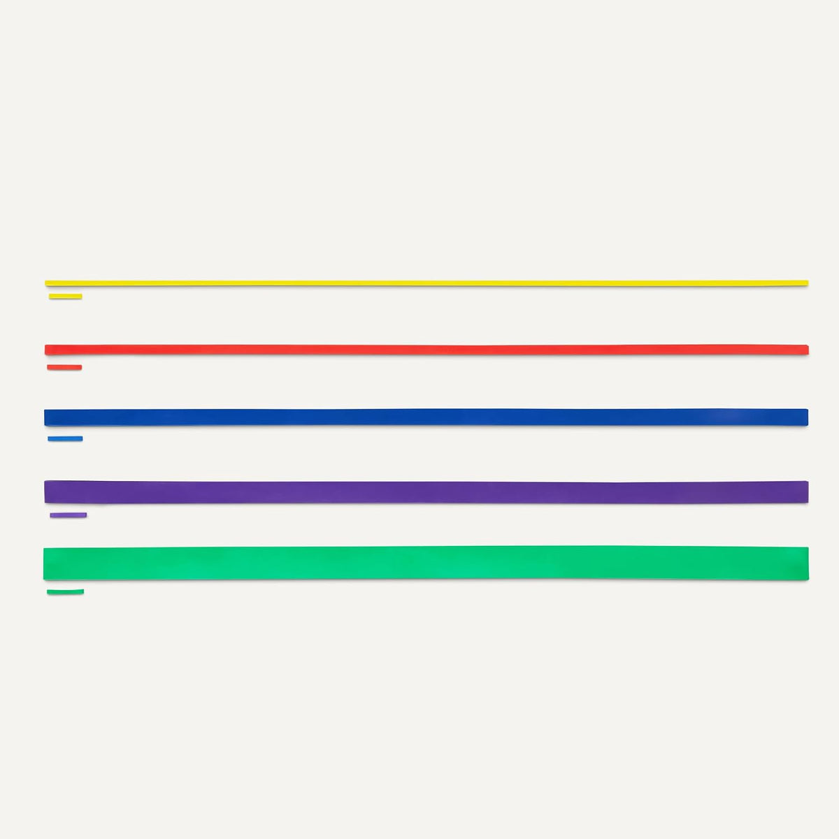 Amazon Basics Exercise Resistance Bands for Working Out, Set of 5, Multiple Resistance Levels