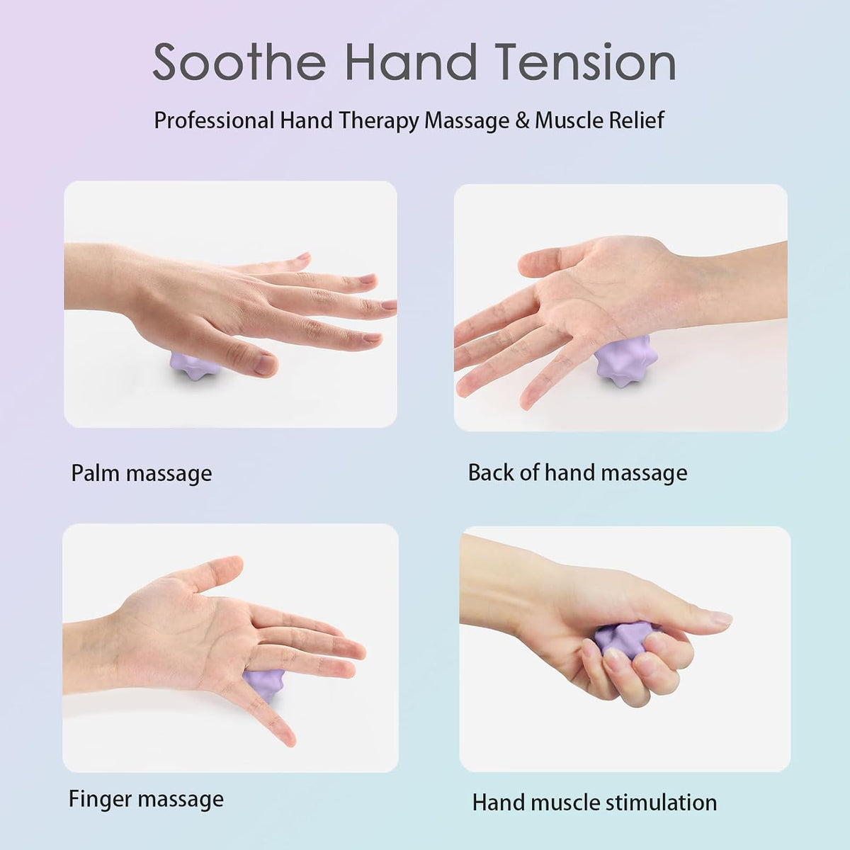 Silicone Lacrosse Balls for Yoga and Myofascial Release - Deep Tissue Massage,Trigger Point Therapy and Foot Plantar Fasciitis,Muscle Knots,Relieving Muscle Pain,Muscle Soreness Balls