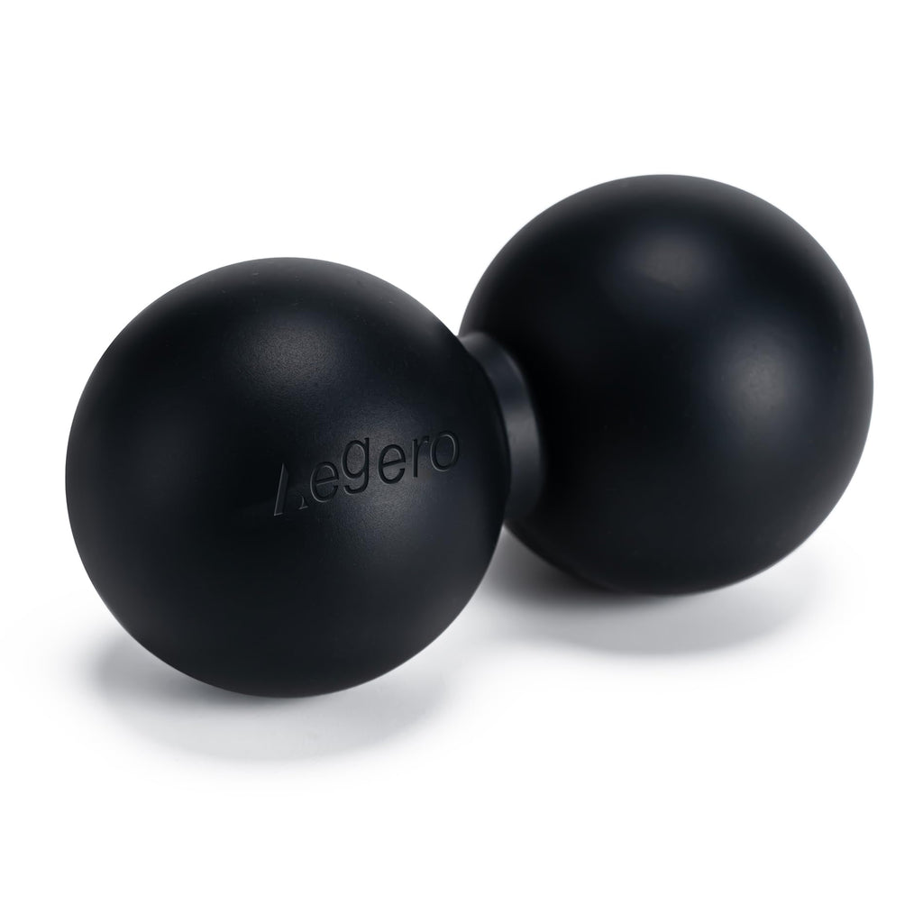 Aegero Peanut Massage Ball-Double Lacrosse Massage Ball (Blue Firm Ball)
