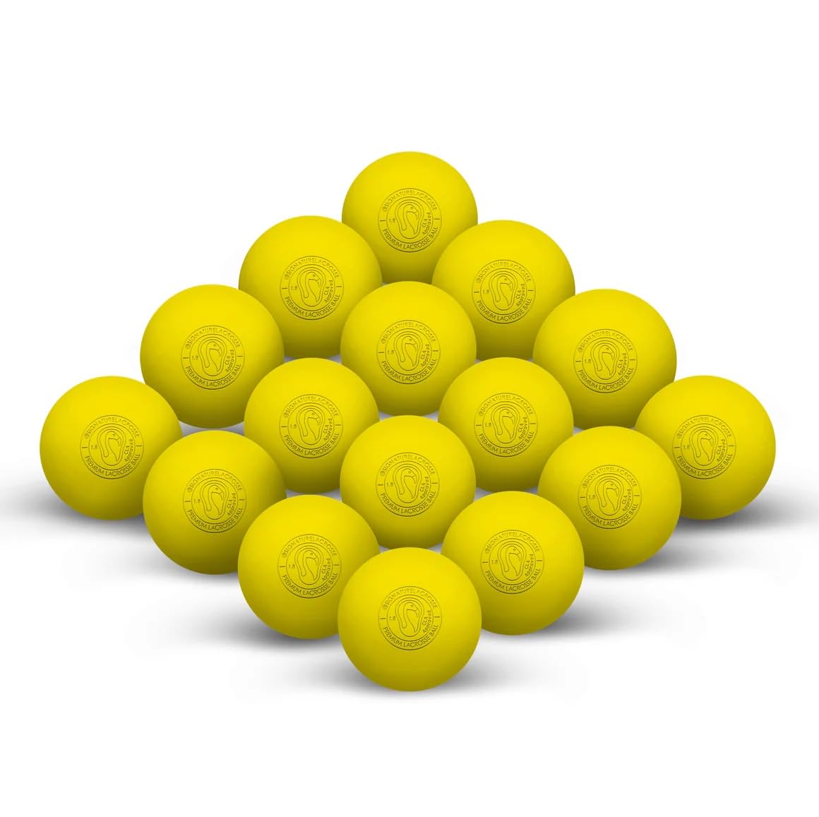 Signature Lacrosse Ball Set - Packs of 2, 4, 8, 12, and 100 - No Chemical Smell Massage Balls, Myofascial Release Tools, Back Roller, Muscle Knot Remover