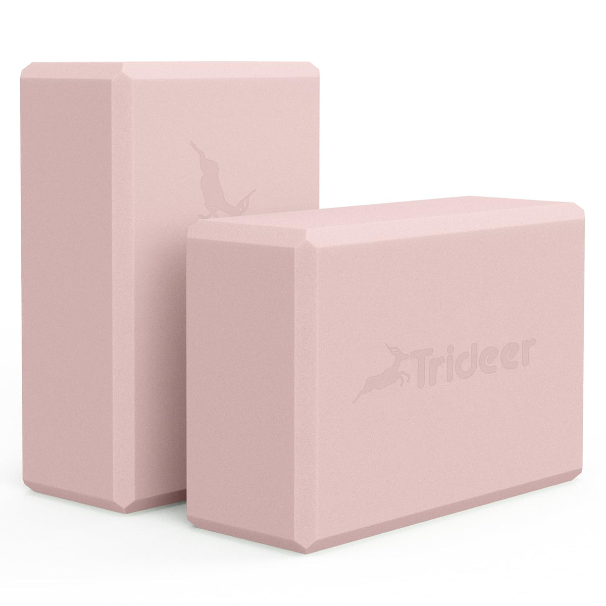 Yoga Blocks 2 Pack with Supportive Non-Slip Foam for Yoga Pilate Stretching