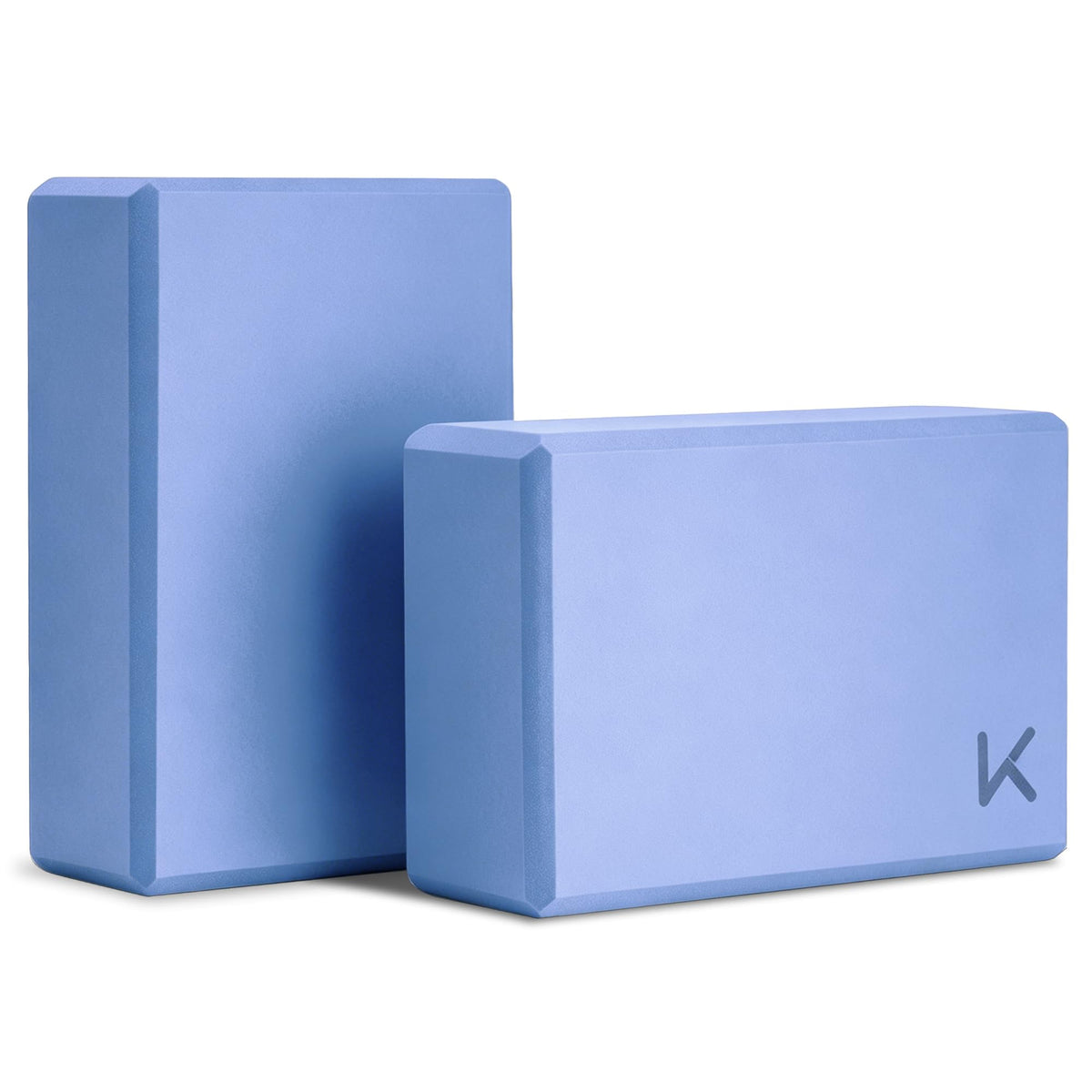 KEEP Yoga Block, High-Density EVA Foam 2 Pack Yoga Block with Non-Slip Textured Surface, Supportive, Lightweight - Ideal for Yoga