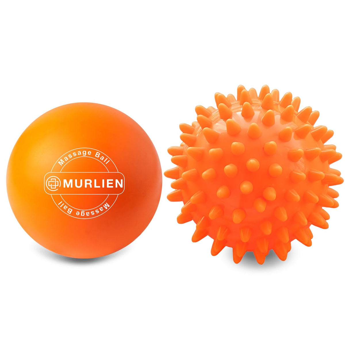 Massage Ball Set, Spiky Ball & Lacrosse Ball for Body Massage, Muscle Relief, Deep Tissue, Myofascial Release, Massager for Neck, Shoulder, Back, Foot or Muscle Tension (Blue)