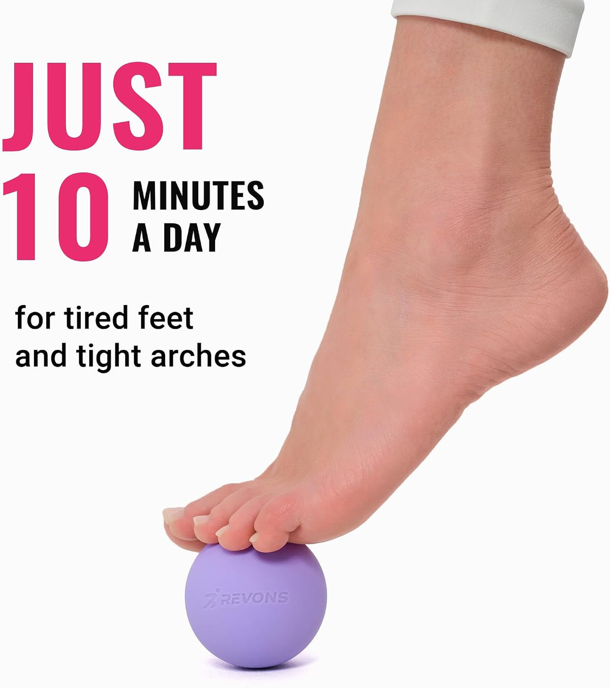 3 in 1 Massage Ball Set – 2.5", 1.9" & 1.2" Firm Silicone Balls for Myofascial Release, Trigger Point Therapy, Back & Foot Pain Relief, Face Fitness, Yoga, Deep Tissue Recovery (Purple)