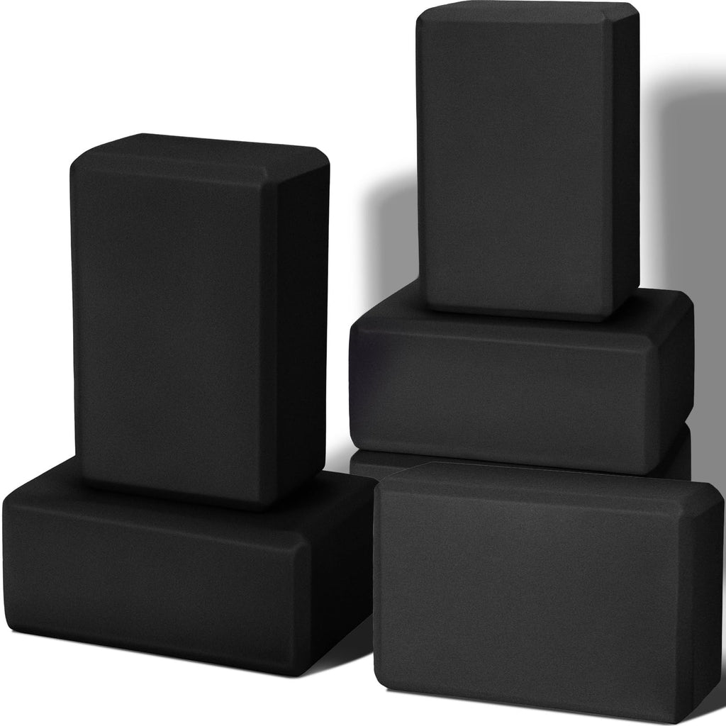 Wettarn 6 Pack EVA Yoga Blocks Bulk, Non Slip Pilates Brick