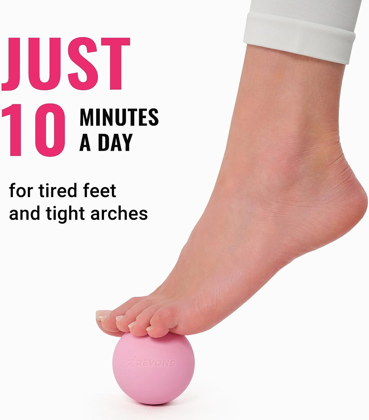 3 in 1 Massage Ball Set – 2.5", 1.9" & 1.2" Firm Silicone Balls for Myofascial Release, Trigger Point Therapy, Back & Foot Pain Relief, Face Fitness, Yoga, Deep Tissue Recovery (Pink)