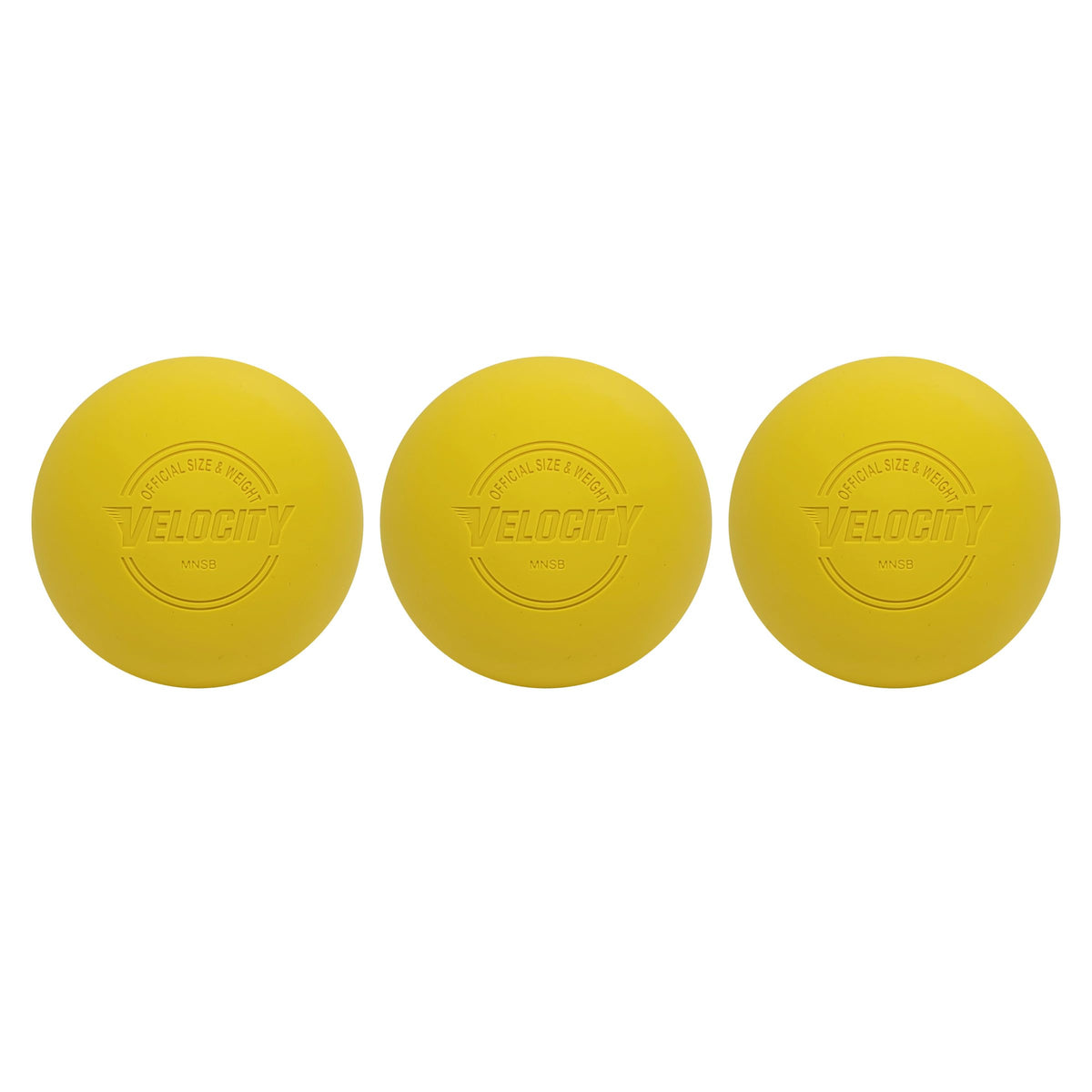 Velocity Lacrosse Balls - 1, 2, 3, 6, 12, 18, 24, 36, 60 and 120 Packs - for Practice, Official NFHS and College Approved Size