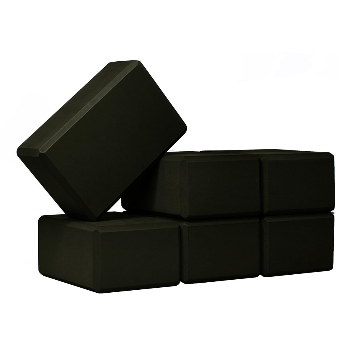 6 Pack 4" Yoga Block, EVA Foam Yoga Brick