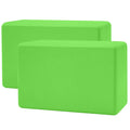biguphate 2 Pack Yoga Blocks, 3"x6"x9" Rounded Edges Non-Slip, Yoha Bricks