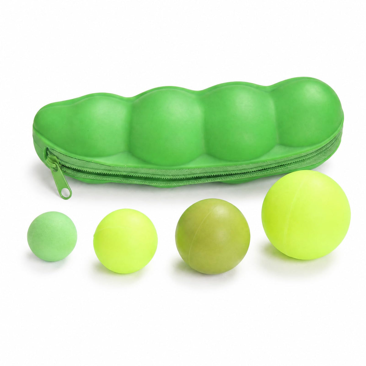 Firm Massage Lacrosse Ball Set, 4 Sizes for Myofascial Release