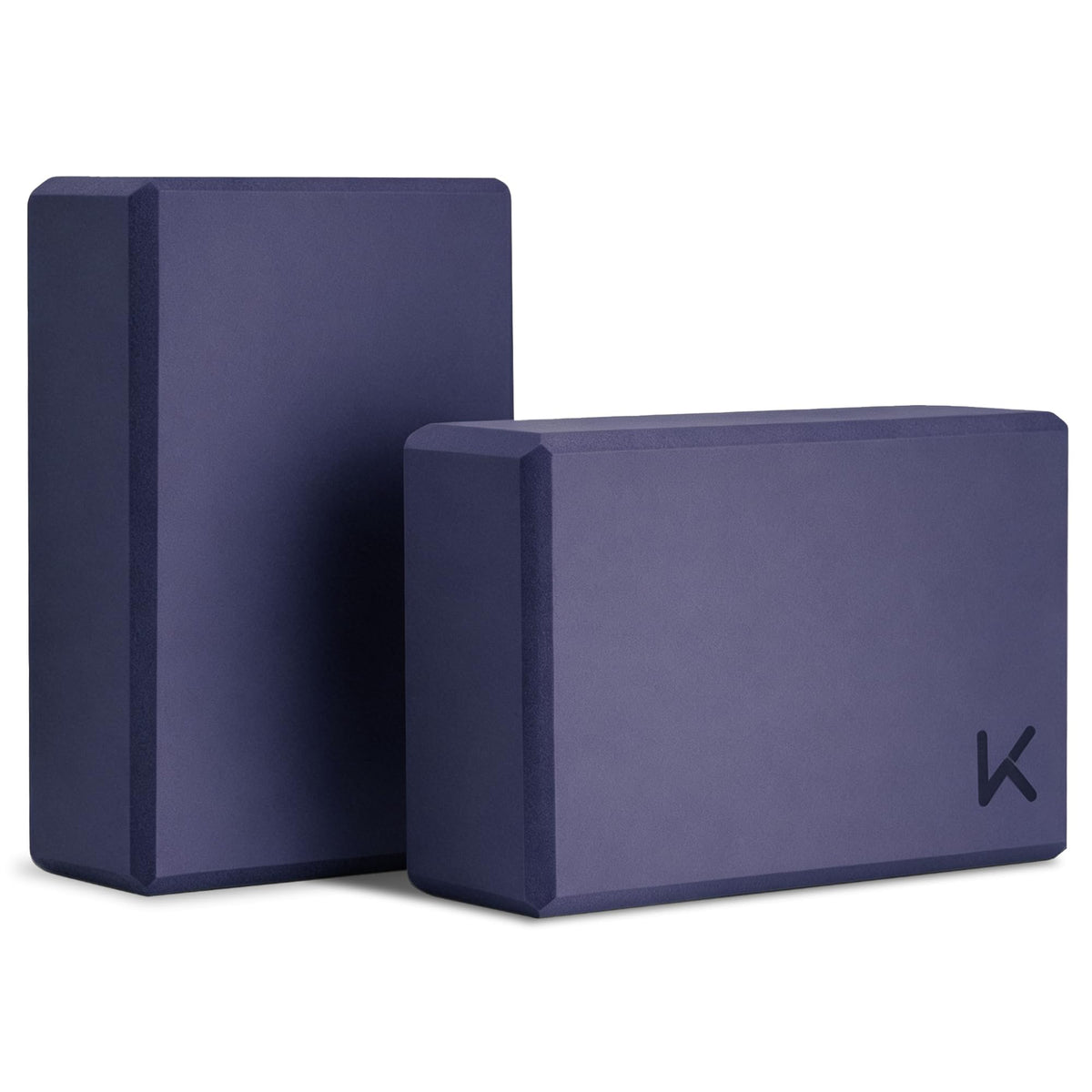 KEEP Yoga Block, High-Density EVA Foam 2 Pack Yoga Block with Non-Slip Textured Surface, Supportive, Lightweight - Ideal for Yoga