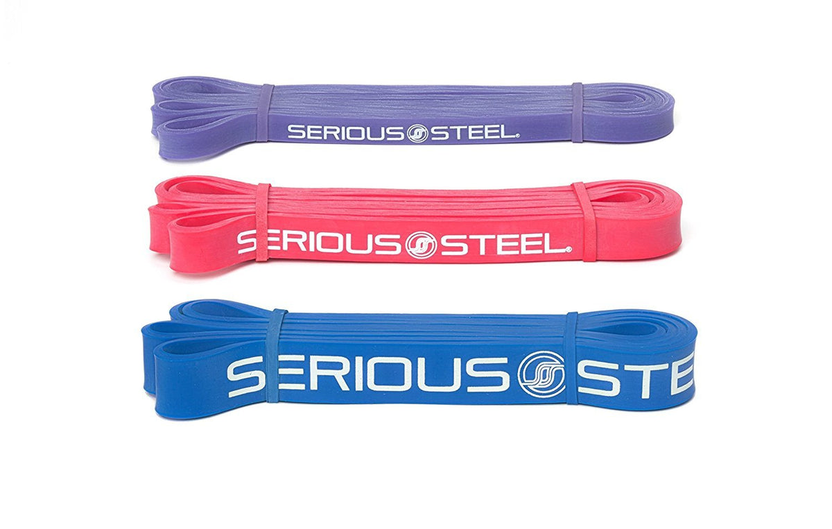 Serious Steel 41" Assisted Pull-up Band, Heavy Duty Resistance Band Sets, Stretching, Powerlifting, Resistance Training and Pull Up Assistance Bands