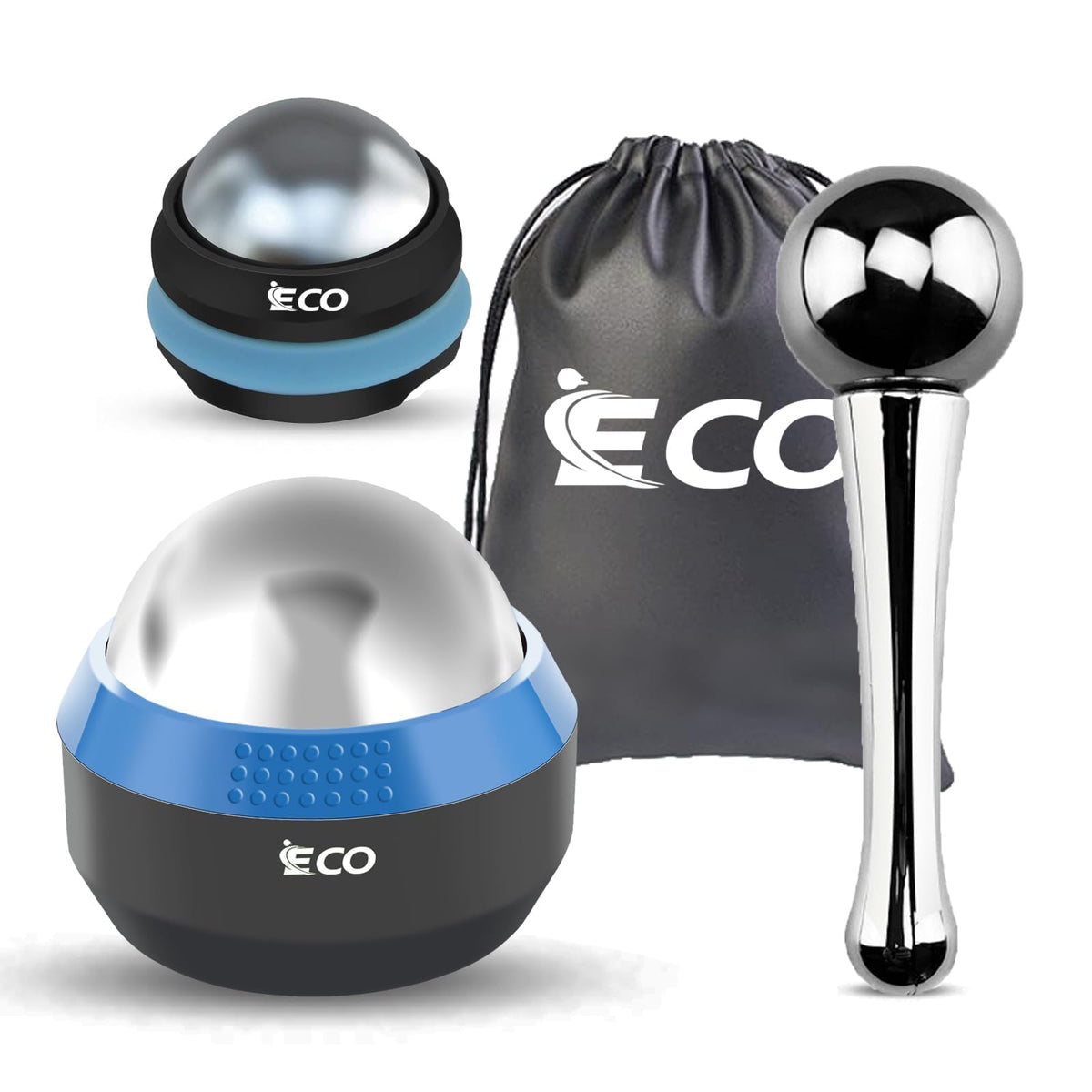 iECO Massage Ice Roller Ball Cold & Heat Therapy Plantar Fasciitis Roller