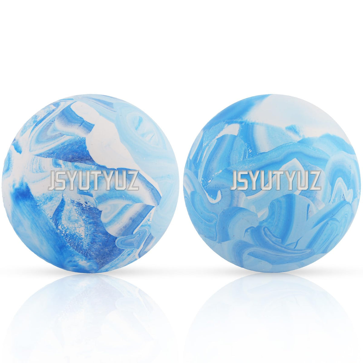 Lacrosse Massage Balls for Myofascial Release,Blue and Blue