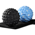 Silicone Lacrosse Balls for Yoga and Myofascial Release - Deep Tissue Massage,Trigger Point Therapy and Foot Plantar Fasciitis,Muscle Knots,Relieving Muscle Pain,Muscle Soreness Balls