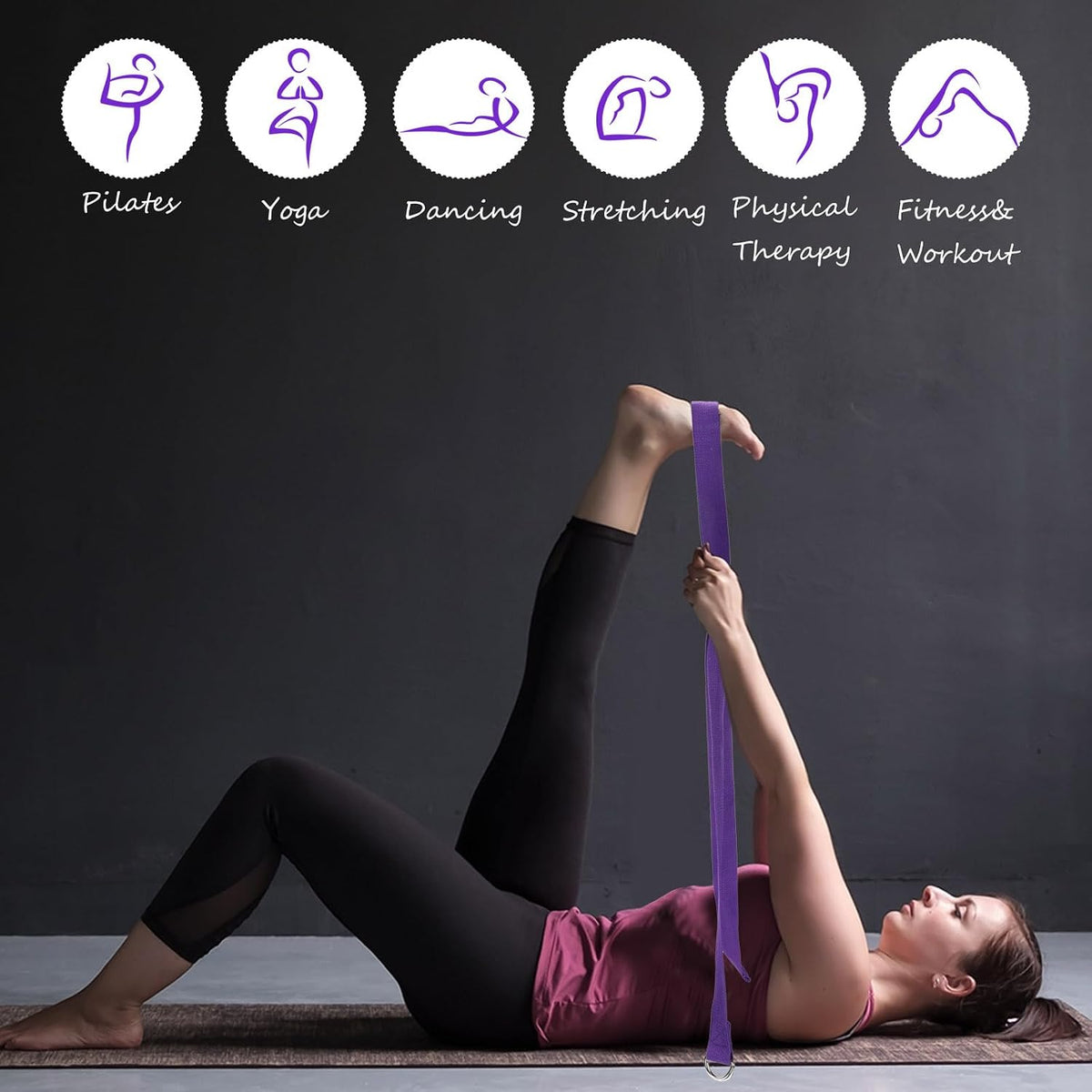10 Set Yoga Blocks and Straps, EVA Foam Blocks for Yoga Class