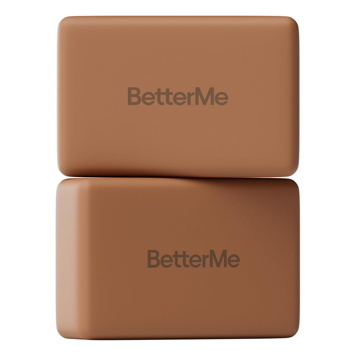 BetterMe Yoga Blocks Set of 2 – High Density Foam Yoga Blocks for Stretching, Pilates & Workouts – Lightweight Non-Slip Exercise Blocks for Flexibility & Balance