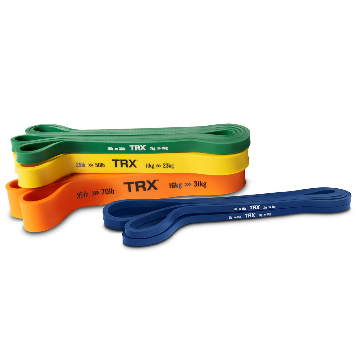 TRX Training Strength Band Set, Full-Body Resistance Bands for Home and Gym Use, Resistance Bands for Working Out