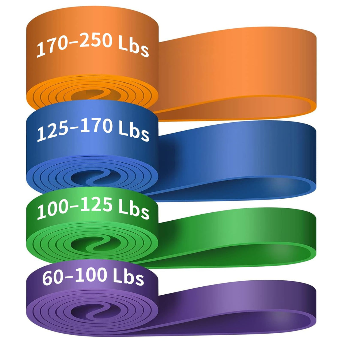 Alllvocles Resistance Band, Pull Up Bands, Pull Up Assistance Bands, Workout Bands, Exercise Bands, Resistance Bands Set for Legs, Working Out, Muscle Training, Physical Therapy, Shape Body, Men Women