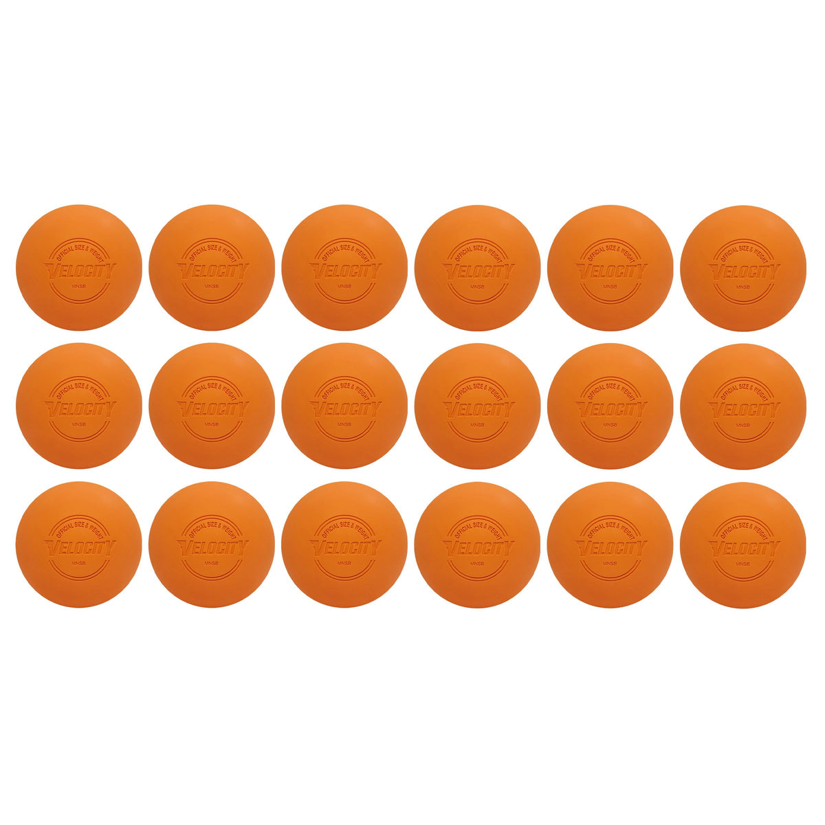 Velocity Lacrosse Balls - 1, 2, 3, 6, 12, 18, 24, 36, 60 and 120 Packs - for Practice, Official NFHS and College Approved Size