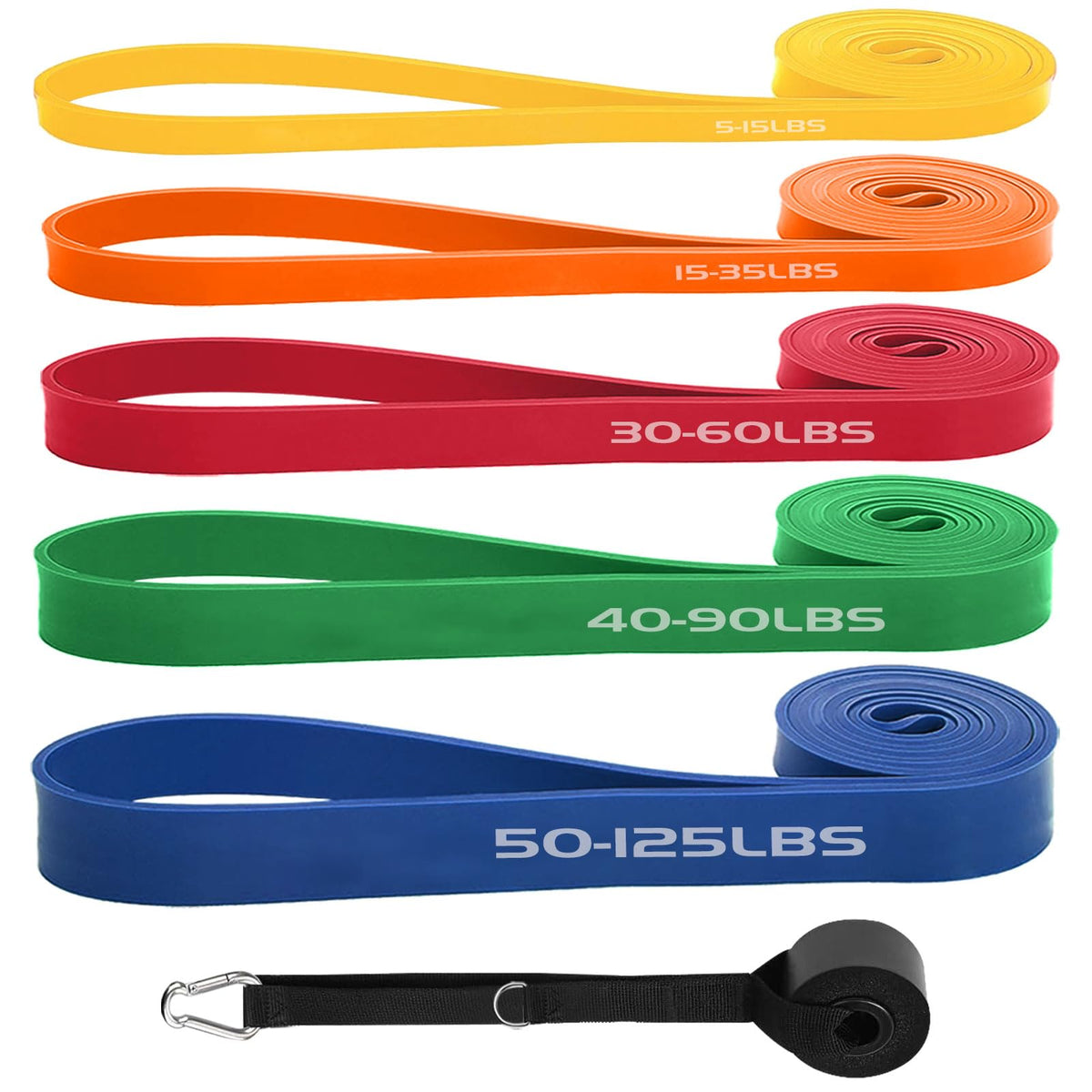 Exercise Bands Resistance Bands for Working Out,Pull Up Bands Set,at Home Workout Equipment,Workout Bands for Men and Women,Stretch Bands for Exercise
