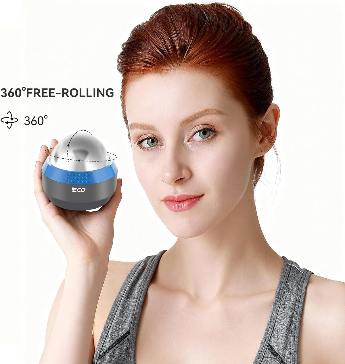 iECO Massage Ice Roller Ball Cold & Heat Therapy Plantar Fasciitis Roller