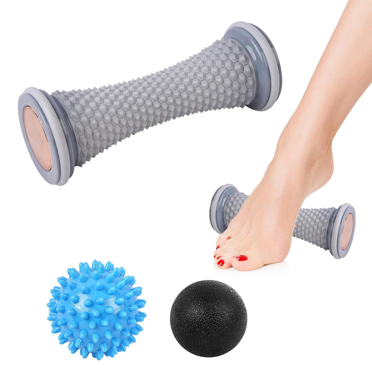 WOVTE Massage Lacrosse Ball Therapy for Sore Muscles Myofascial Release