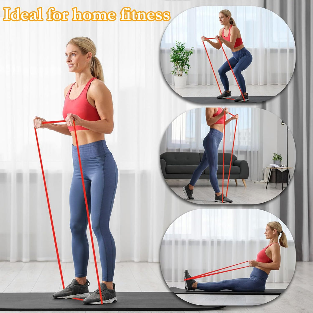 Foilswirl 8 Pcs Resistance Bands for Working Out