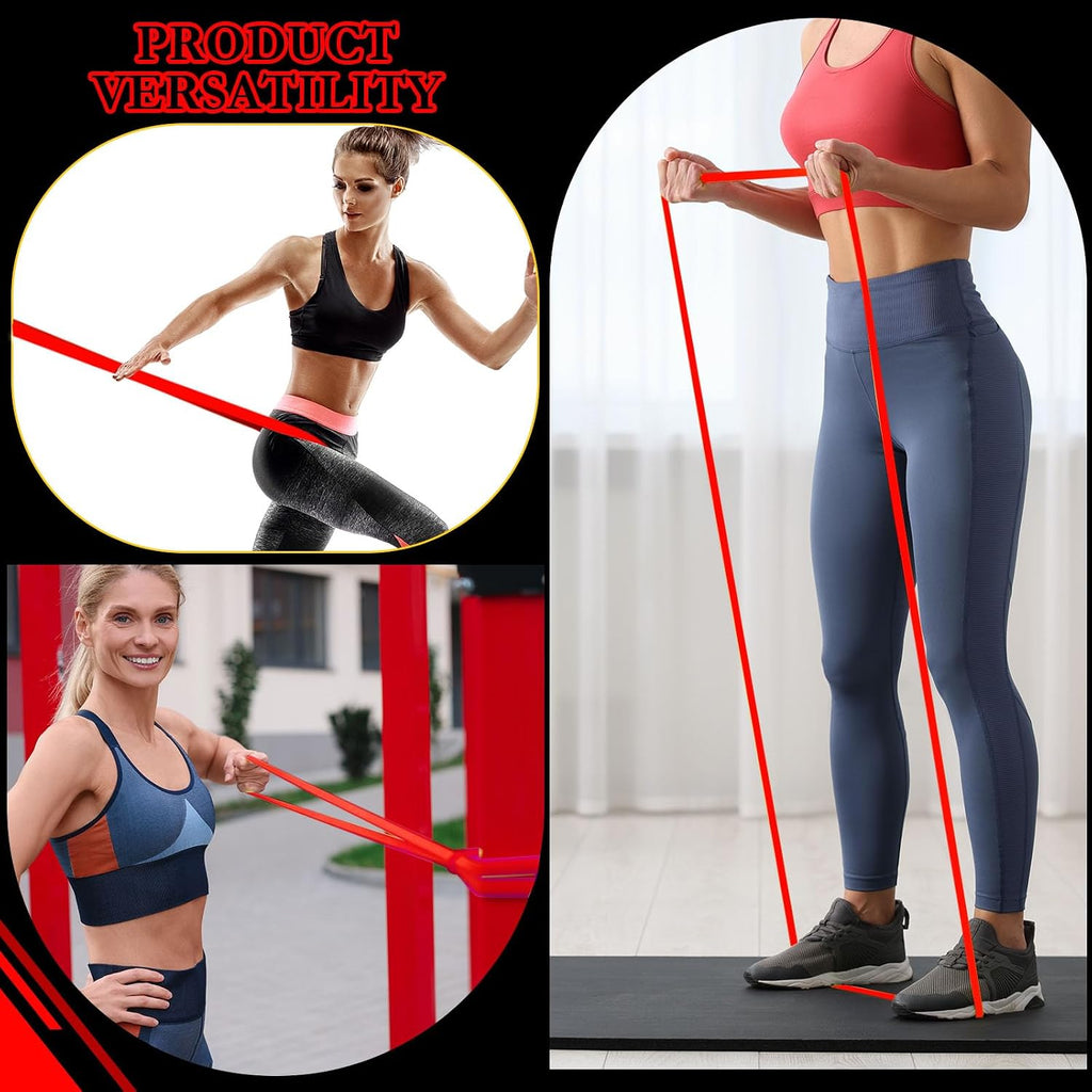 Foilswirl 8 Pcs Resistance Bands for Working Out