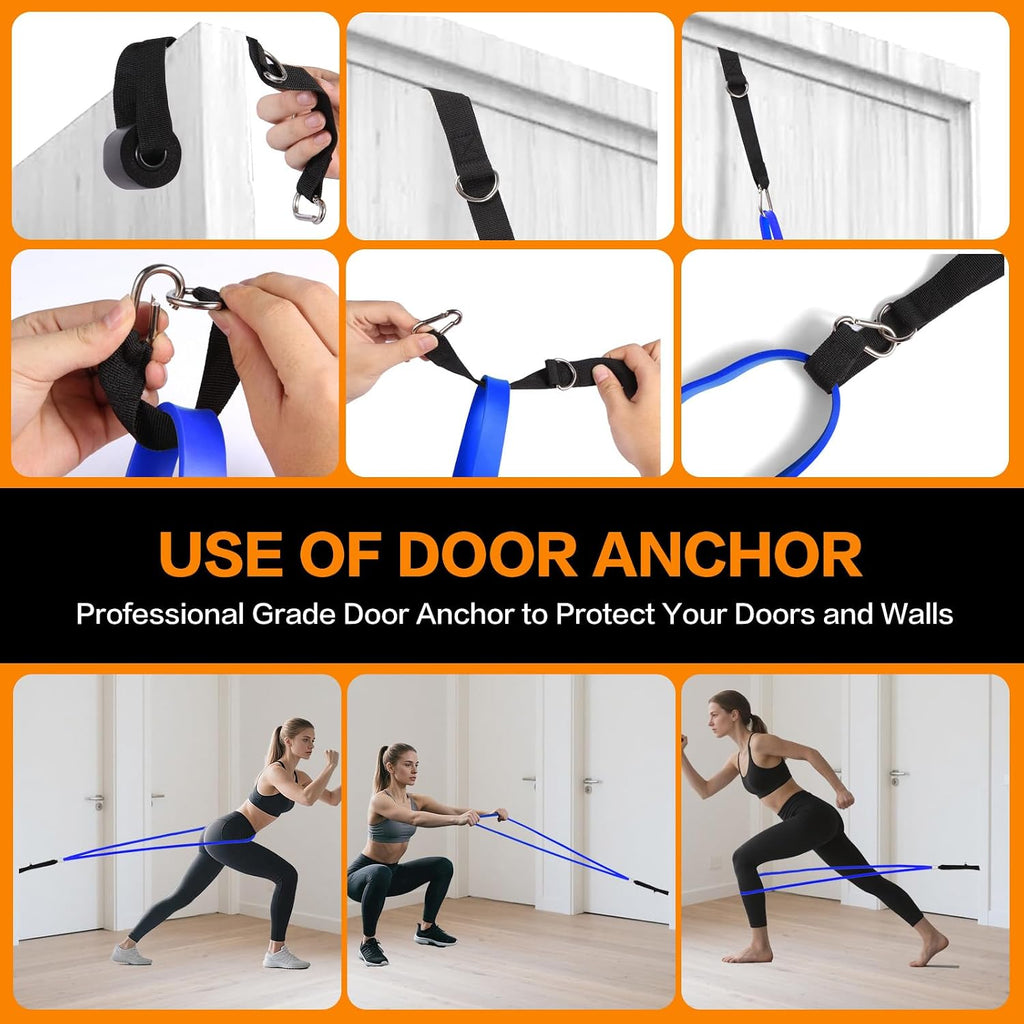 Exercise Bands, Resistance Bands for Working Out, Workout Bands, Pull up Assist Bands, Stretch Bands for Exercise at Home/Gym -Afu