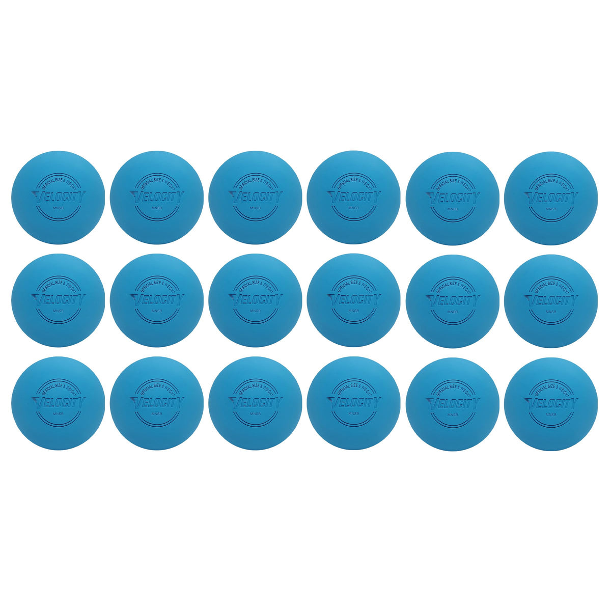 Velocity Lacrosse Balls - 1, 2, 3, 6, 12, 18, 24, 36, 60 and 120 Packs - for Practice, Official NFHS and College Approved Size