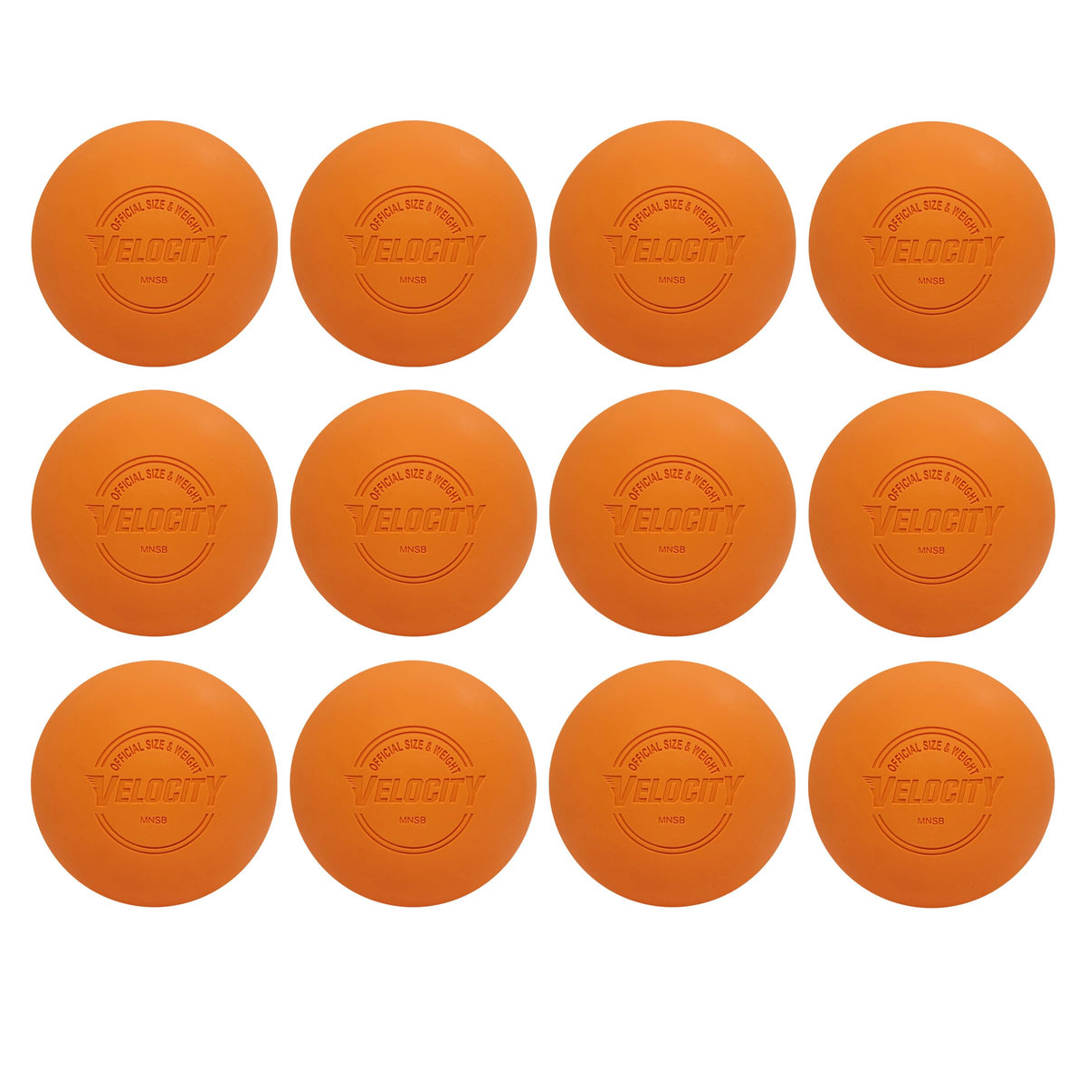 Velocity Lacrosse Balls - 1, 2, 3, 6, 12, 18, 24, 36, 60 and 120 Packs - for Practice, Official NFHS and College Approved Size