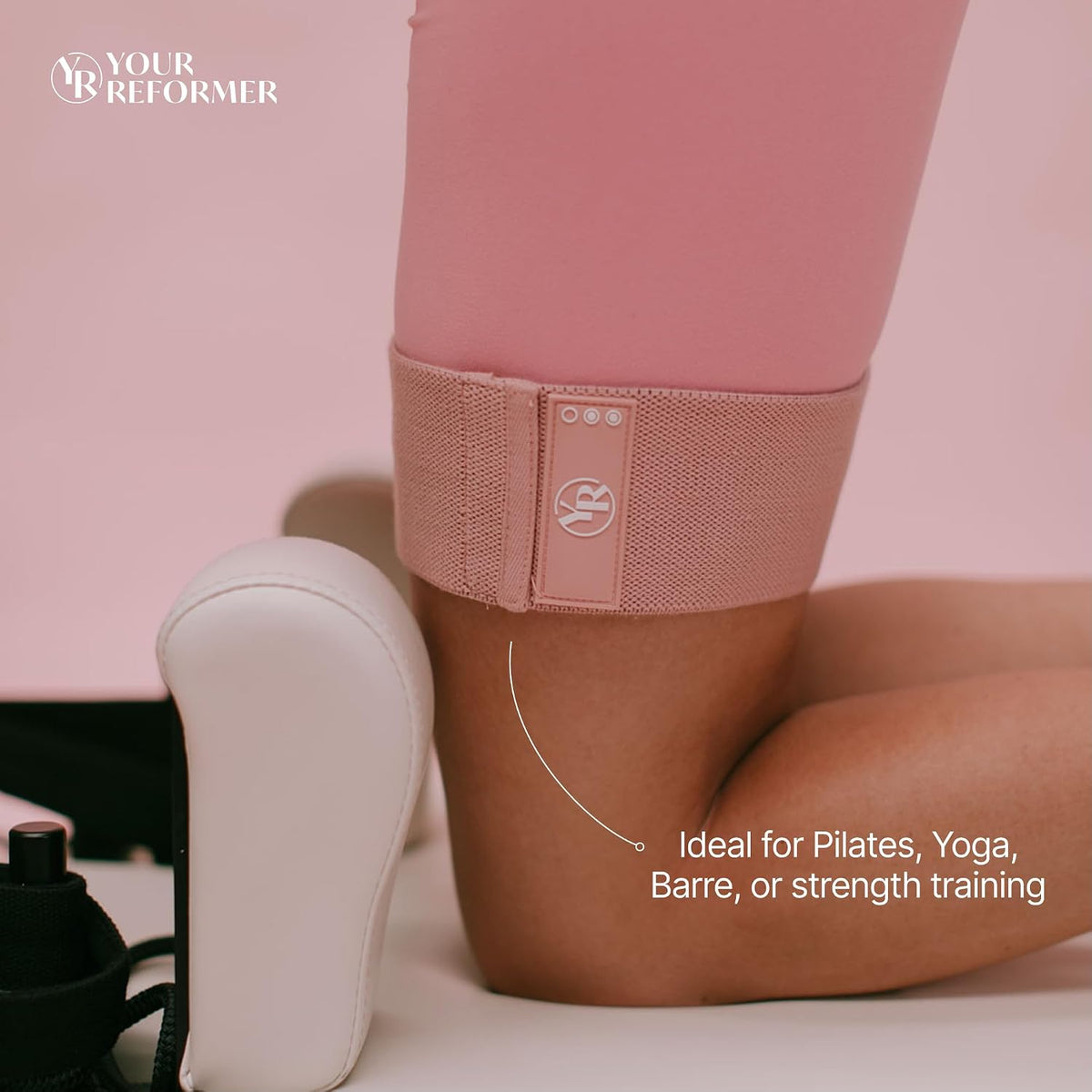 Fabric Booty Bands Set, 3 Resistance Levels for Pilates
