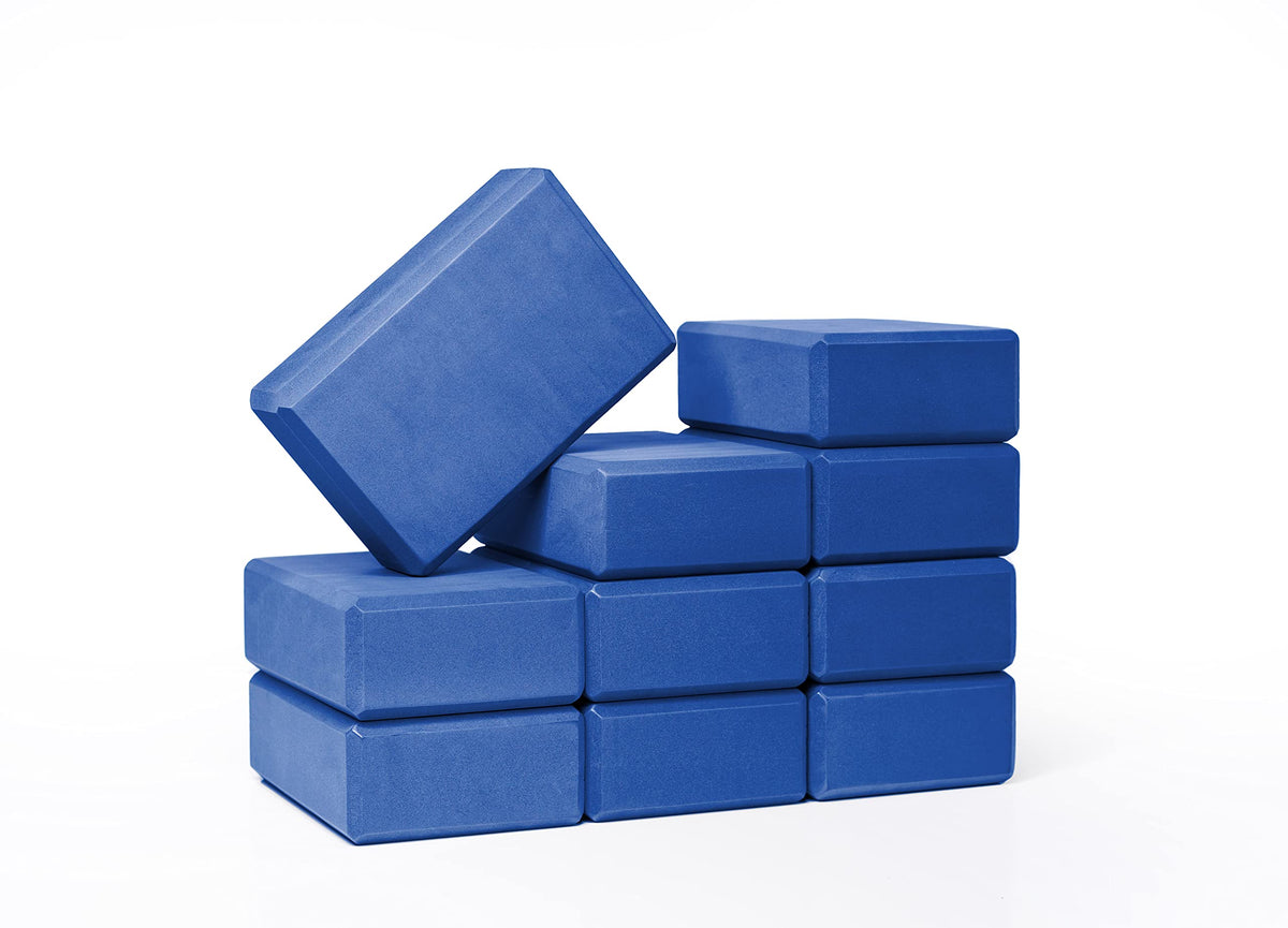 3in Foam Bulk Yoga Blocks, 10 Pack