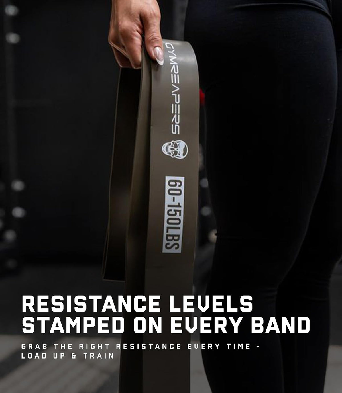 Gymreapers Resistance Bands for Working Out – Elastic Pull Up Exercise Assistance Bands Set for Powerlifting, Stretching, WOD, Strength Training – for Men & Women