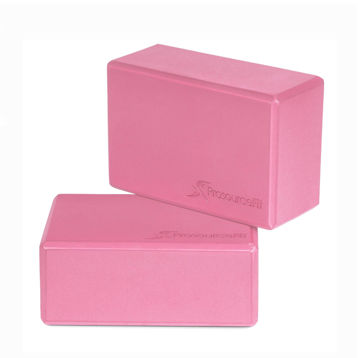 ProsourceFit Foam Yoga Blocks, High Density EVA Yoga Bricks 4”x 6” x 9” (Set of 2)