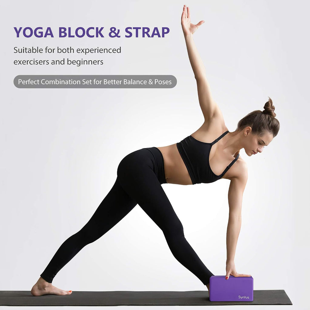 Syntus Yoga Block for Fitness, Pilates, Stretching and Toning