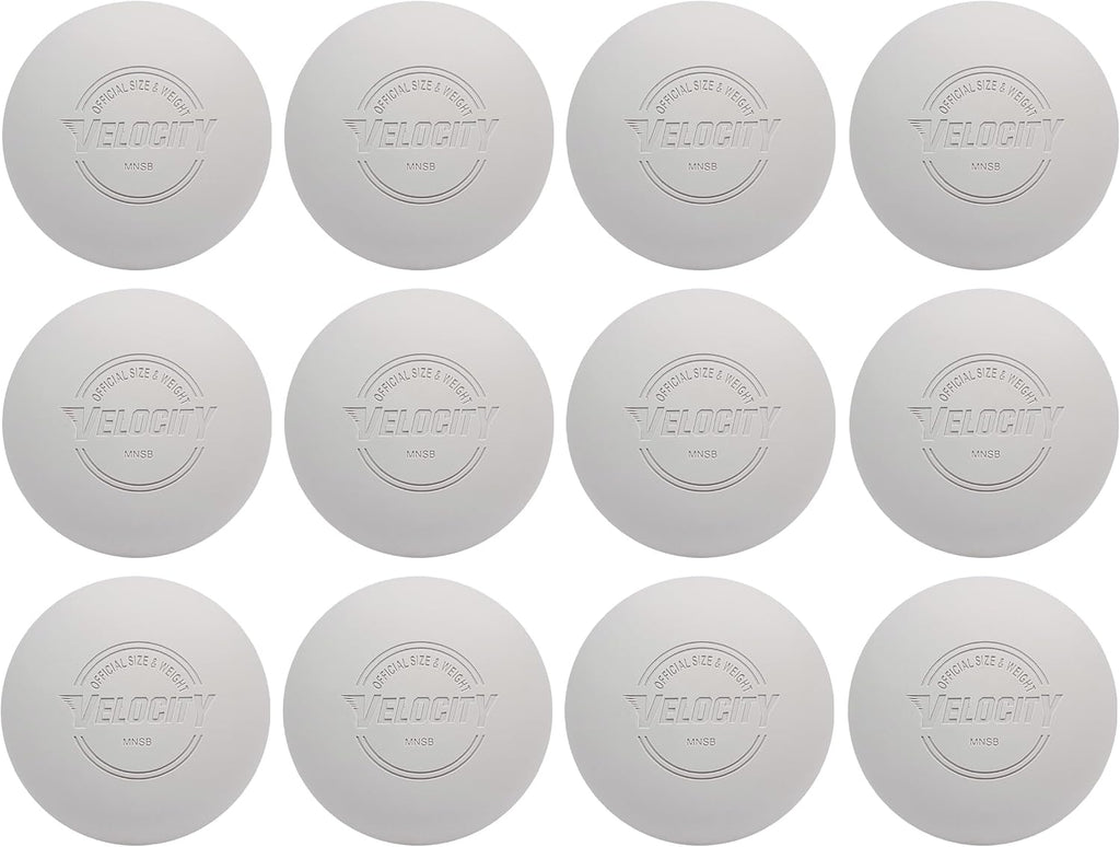 Velocity Lacrosse Balls - 1, 2, 3, 6, 12, 18, 24, 36, 60 and 120 Packs - for Practice, Official NFHS and College Approved Size