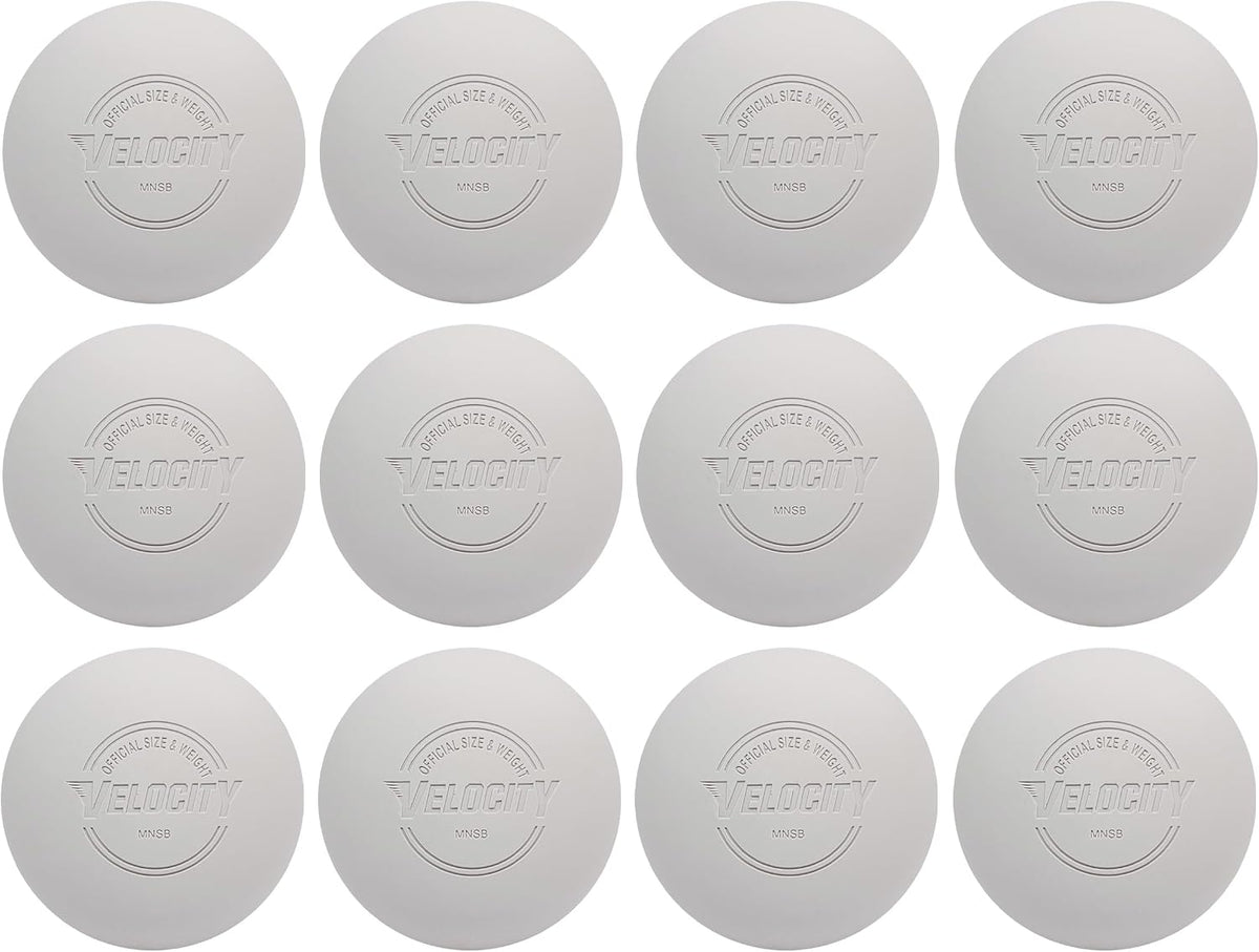 Velocity Lacrosse Balls - 1, 2, 3, 6, 12, 18, 24, 36, 60 and 120 Packs - for Practice, Official NFHS and College Approved Size
