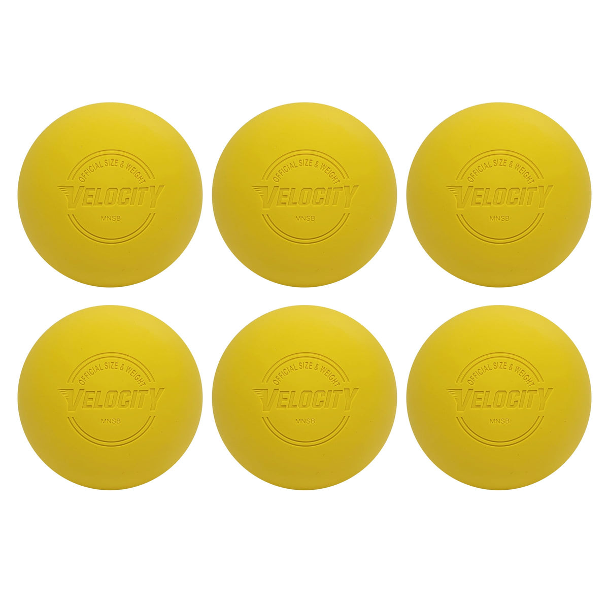 Velocity Lacrosse Balls - 1, 2, 3, 6, 12, 18, 24, 36, 60 and 120 Packs - for Practice, Official NFHS and College Approved Size