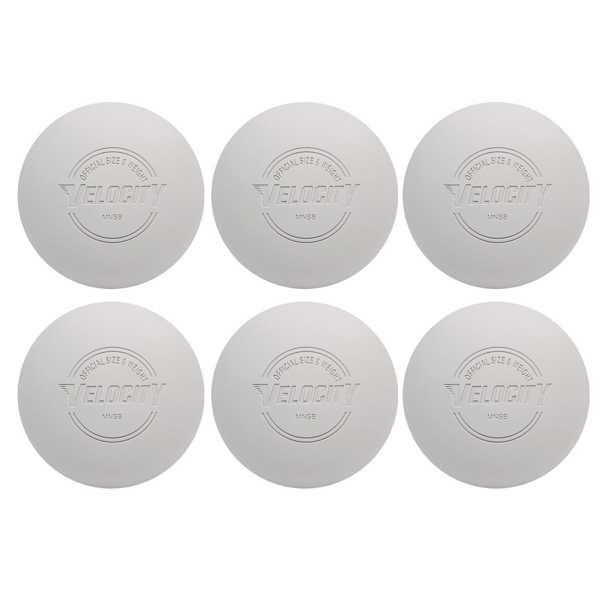 Velocity Lacrosse Balls - 1, 2, 3, 6, 12, 18, 24, 36, 60 and 120 Packs - for Practice, Official NFHS and College Approved Size