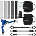 Resistance Bands Set – Resistance Band and Adjustable Ankle Exercise Bands with Cuffs Great Equipment for Training, Working Out, Yoga,Home Gym with Training Guidance & Carry Bag,Set of 8