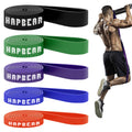 HAPBEAR Pull Up Assistance Bands - Pull Up Bands - Resistance Bands - Exercise Bands Resistance Bands Set of 5 - Workout Bands for Working Out, Stretching, Muscle Training